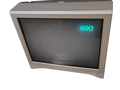 VTG Rare ORION FTV2701A Flat Screen FTV CRT RETRO GAMING TV 2004 Tested & Works  - Image 1 of 4