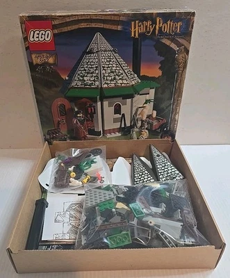 Lego Harry Potter 4707 Hagrid’s Hut Complete w/Minifigs Manual Box 2001 Vintage - Image 1 of 4