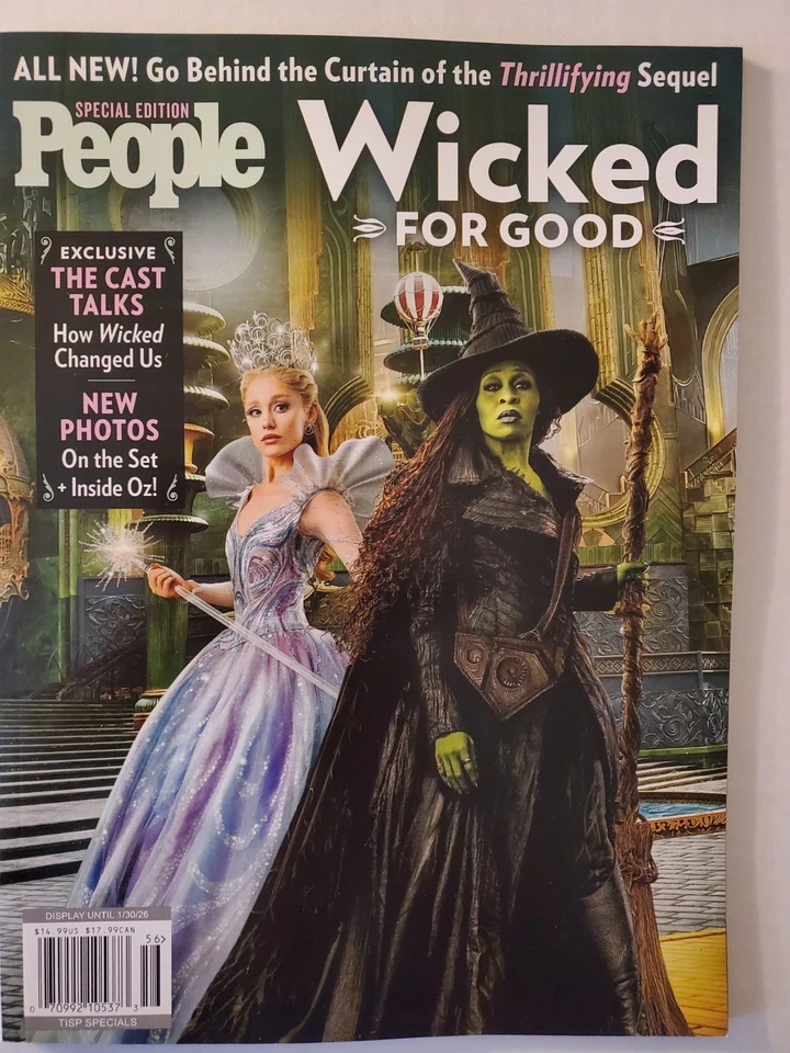 SPECIAL EDITION PEOPLE WICKED FOR GOOD MAGAZINE THE CAST TALKS, NEW PHOTOS... - Image 1 of 2