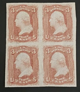 US ESSAY WASHINGTON 1861 3c (Brazer No. 65TC-Eg) (Francis Patent) PSE CERT 2025 - Bild 1 von 9