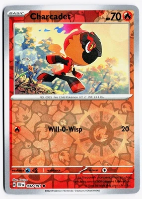 Charcadet 032/191 SV08: Surging Sparks Reverse Holo - Image 1 of 2