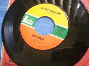 Los Koras " Te Juro Corazon / Que Bien La Estas Pasando" 7" 1978 VG (Strong) - Picture 1 of 3