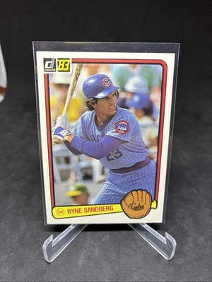 1983 Donruss - Ryne Sandberg Chicago Cubs #277 (RC) карточка дебютанта EX/NM - Изображение 1 из 2