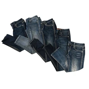 Jeans Rock Revival donna taglia 28 lotto di 5 Alivia Betty Jasna Lilo Pilkin denim - Foto 1 di 16