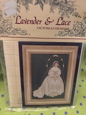 Lavender and Lace Victorian Designs I THEE WED Cross Stitch Pattern New - Image 1 of 3