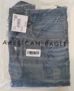 Jeans American Eagle AirFlex + Athletic Fit 28/34 classici blu medio nuovi con etichette - Foto 1 di 15