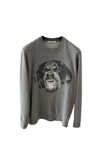 Felpa con cappuccio Givenchy felpa con cappuccio pullover Rottweiler grigio L