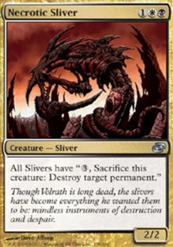 Necrotic Sliver ~ Lightly Played Planar Chaos MTG Magic UltimateMTG Multi-Color  - Image 1 of 1