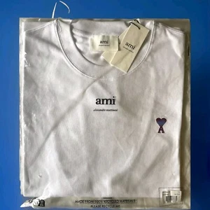 AMI PARIS WHITE T-SHIRT - Picture 1 of 1