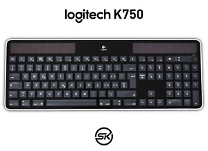 Logitech ® Wireless K750 Solar Tastatur | QWERTZ | Schweiz (DEU-FRA) - Schwarz