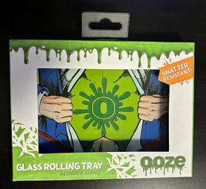 New Ooze Designer Series Shatter Resistant Glass Rolling Tray Captain O - Picture 1 of 2