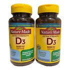 Nature Made Extra Strength Vitamin D3 5000 IU 125 mcg,90 Soft Gels (PACK OF 2)