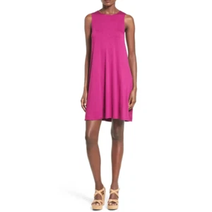 Vestido sin mangas de cuello alto SOCIALITE rosa caliente XS - Imagen 1 de 9