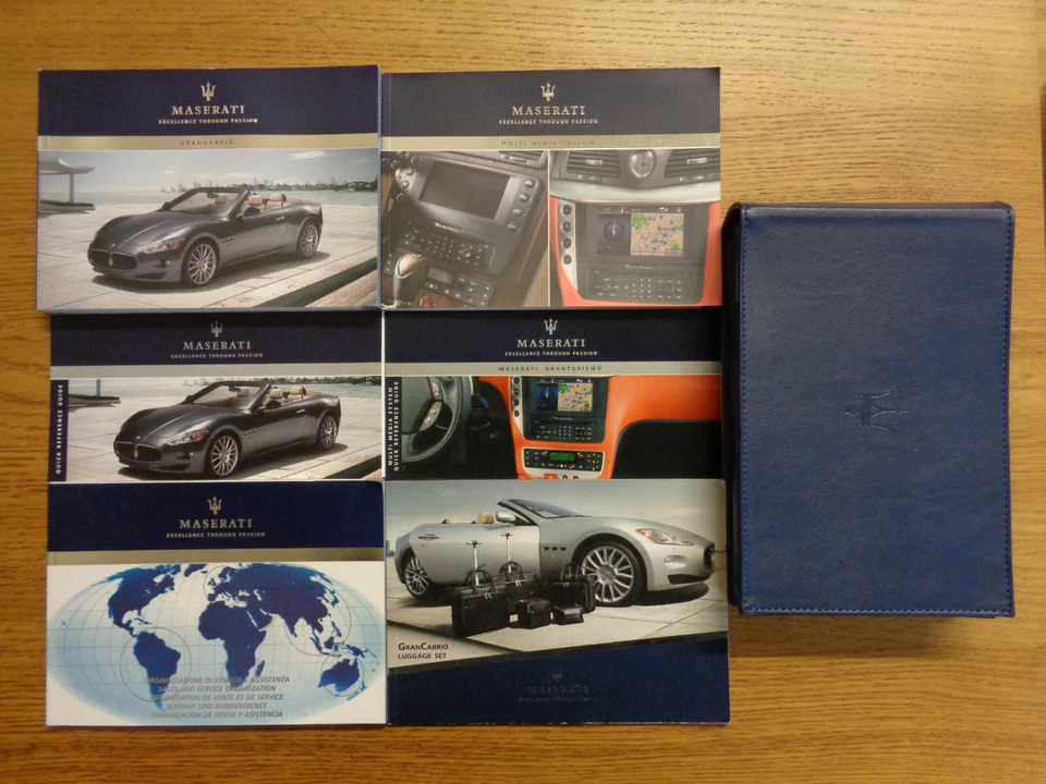 Manual del propietario Maserati Grancabrio y paquete Foto 1 de 1