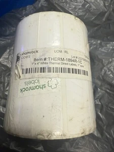 Shamrock 1x4 labels therm-1894R-1C Thermal Printer Labels Laboratory Software - Picture 1 of 8
