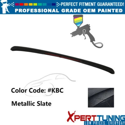 For 13-15 Nissan Altima Sedan OE Style #KBC Metallic Slate Trunk Spoiler W/LED Foto 1 de 4