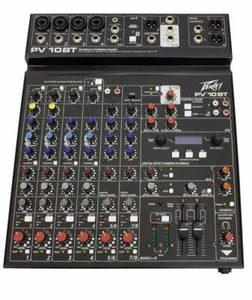 Peavey PV® 10BT Compact 10 Channel Mixer with Bluetooth - Picture 1 of 4