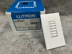 Lutron seeTouch SO-6BN-WH-EGN weiß 6 Tasten Steuerschalter - Bild 1 von 4