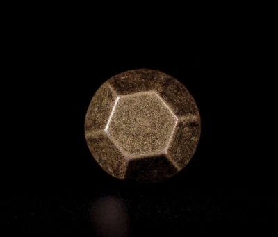 50pc10MM Antique Brass Hexagon Flat Fast Rivet Leathercraft Studs Decorative - Image 1 of 4