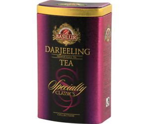 Basilur Darjeeling Tea in 100g Loose leaf Tin Caddy