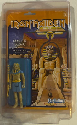 IRON MAIDEN Powerslave Pharaoh Eddie Figura de Reacción en Estuche Protector Estrella Foto 1 de 4