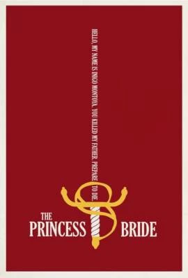 Póster - Película La princesa novia, arte cinematográfico antiguo moderno minimalista retro, 3 tamaños Foto 1 de 4