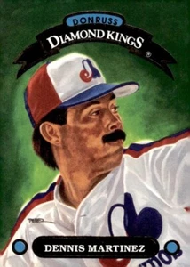 1992 Donruss Diamond Kings #DK-24 Dennis Martinez - Picture 1 of 2