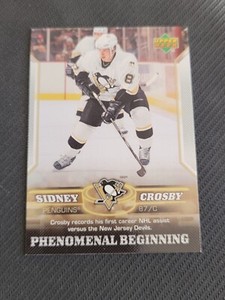 2005-06 Upper Deck UD Phenomenal Beginning SIDNEY CROSBY #3