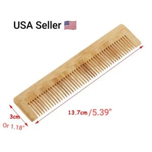 1PC Natural Wooden Comb Bamboo Hair Vent Brush Brushes Hair Care and Beauty SPA - Picture 1 of 7