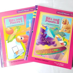 Bits and Pieces 1 & 2 Understanding and Using Rational Numbers Homeschool Books - Imagen 1 de 11