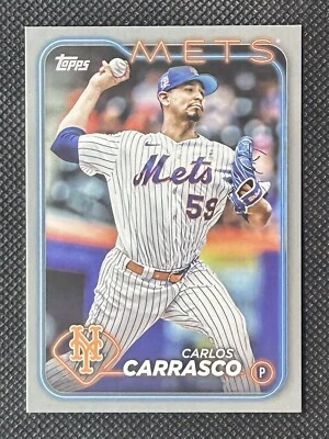 Tarjeta 1/1 #693 Topps Serie Dos Carlos Carrasco Platinum 2024 Foto 1 de 3
