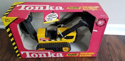 Tonka Tough Trencher/Backhoe, NEW in Original Box, 92534, Steel, 1232 - Image 1 of 3