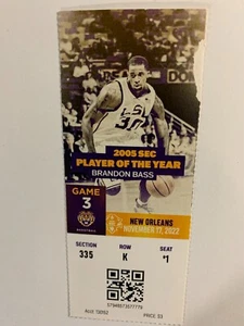 LSU TIGERS vs NEW ORLEANS 17. NOVEMBER, 2022 TICKET STUB - Bild 1 von 1