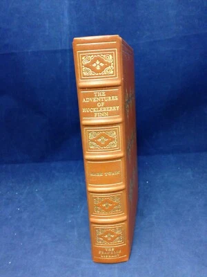 Franklin Library Adventures of Huckleberry Finn Twain tan gilt 1975 HB BN 201025 - Image 1 of 4