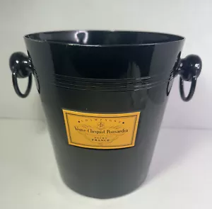 Vintage Veuve Clicquot Ponsardin France Metall Eiskübel Schwarz Made In Germany b - Bild 1 von 15