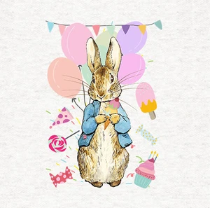 Paneles artesanales de tela de fiesta Beatrix Potter Peter Rabbit 100 % algodón o poliéster - Imagen 1 de 1