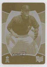 2007 Upper Deck Elements Printing Plate Yellow 1/1 Brandon Wood #161 s7f