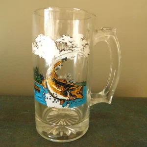 VTG. 1980s SCHMIDT BEER BASS GLASS / STEIN COLLECTORS SERIES III NUMBER 1 NOS - Picture 1 of 11