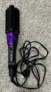 Hot Tools Pro Artist 3 Barrel Curling Iron Purple Ceramic hair waver 430 Lock - Picture 1 of 7