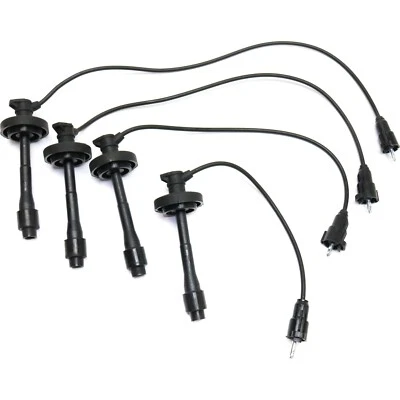 Set of 4 Spark Plug Wires for Chevy Toyota Corolla Chevrolet Prizm 1998-1999 - Image 1 of 4