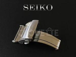 Chiusura fibbia pieghevole OEM SEIKO 18 MM Deployment SS B23S51SA00W (finitura spazzolata) - Foto 1 di 10