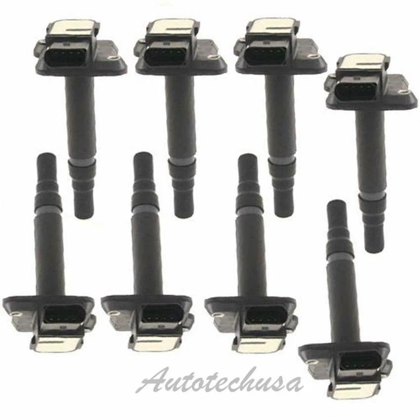 For VW Audi A6 / A8 Quattro RS6 S6 S8 V8 Ignition Coil Coils Set 8 IC70 B316*8 - Image 1 of 2