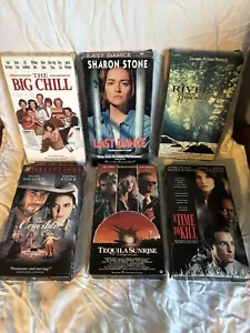 6 DRAMA VHS LOT: Big Chill, A Time to Kill, Tequila Sunrise, A River runs throug - Picture 1 of 7