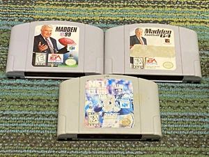 Madden 99 / Madden Football 64 / NFL Quarterback Club 98 for Nintendo 64 N64! - Picture 1 of 10