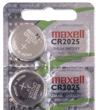2 x Maxell CR2025 / CR 2025 Lithium 3 Volt Knopfzelle Blister Batterie