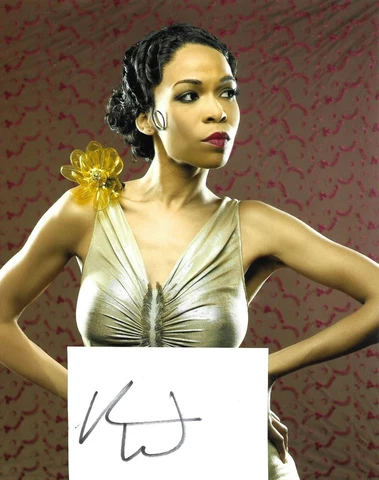 Michelle Williams Signed Autograph Card - Destinys Child - COA UACC AFTAL Cover
