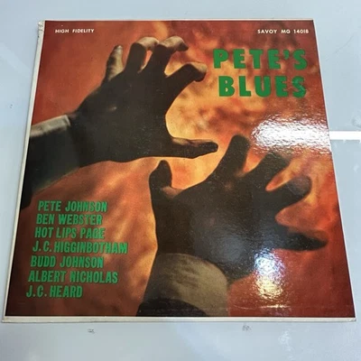 PETE JOHNSON ~ PETE'S BLUES LP ~ 1958 OG JAZZ VINYL ~ MG 14018 ~ NEAR CHERRY!!! Foto 1 de 4