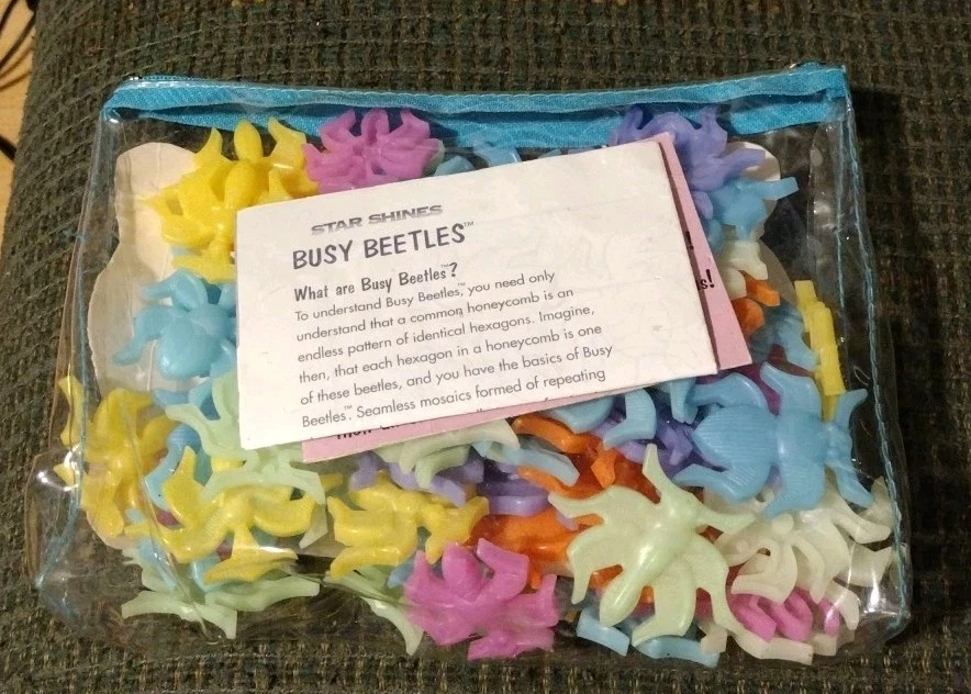 Vintage 1996 Busy Beetles Never Ending Puzzle Interlocking Pieces 64 pcs Total - Image 1 of 1