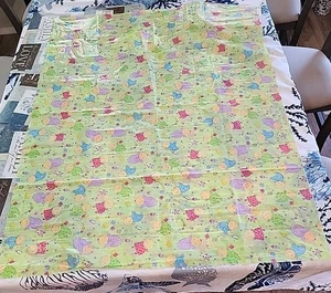 Bolsa de regalo gigante para baby shower verde 46x36 niño o niña - Imagen 1 de 3