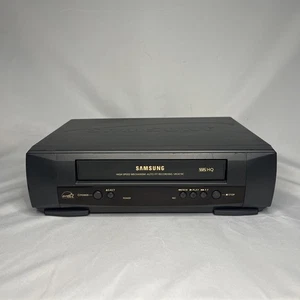 Reproductor VHS estéreo Hi-Fi VCR de 4 cabezales Samsung modelo VR3419C sin control remoto probado - Imagen 1 de 6